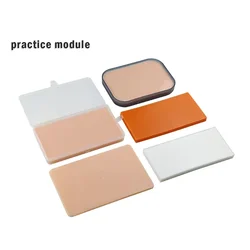 GREATLH Silicone Practice Surgical Skin Pad Model Simulation Skin Suture Training Model Surgical Suture Knotting Teaching Pad