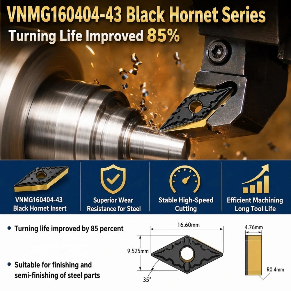 VNMG160404-43 VNMG160406-43 VNMG160408-43  VNMG160412-43 Inserts for Steel Parts Cutting Tool Turning Insert