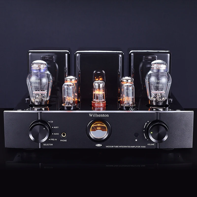 Willsenton R300 Plus Tube Amplifier 300B*2 Single-ended Class A Integrated Amp & Power Amplifier & Headphones Amplifi All in One