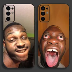 Ugly Man Grappige Telefoon Case Voor Samsung S24, S21, S22, S23, S30, Ultra, S20, Plus, Fe, Lite, Note, 10.9,5G Zwart Soft Cover