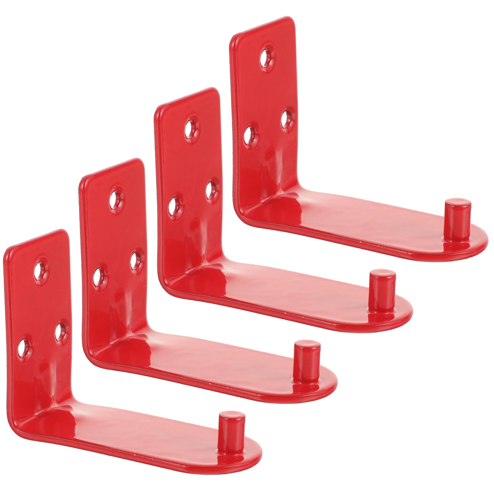 

4 Pcs Wall Hanging Fire Extinguisher Bracket for Home Heavy Duty Hook Plastic Household Mount