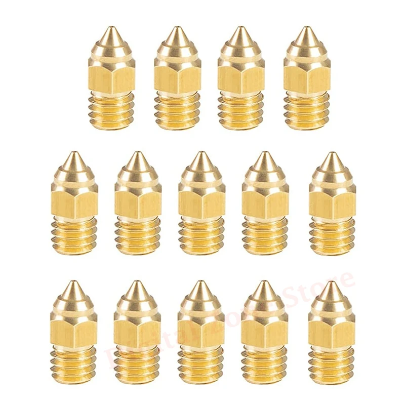 

14pcs 0.4mm MK 3D Printer Parts Nozzles, for Sprite Extruder Nozzle for Creality Ender 3 S1/Pro/Ender 3/V2/Pro/Max/CR-6 SE/MAX,