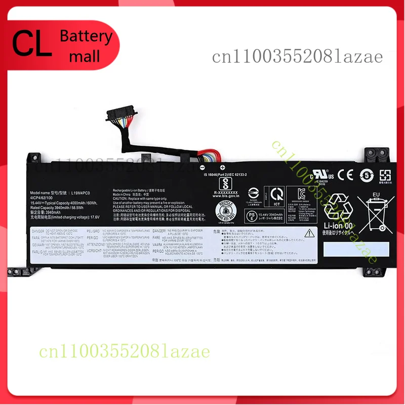 

New L19C4PC0 L19M4PC0 Battery for Lenovo Legion 5 R7000 Y7000 2020 year