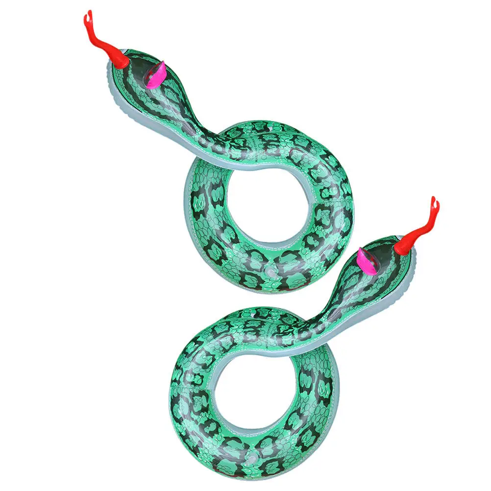 

2 Pcs Inflatible Snakes Household Prank Stuff Inflatable Fake April Fools Pranks