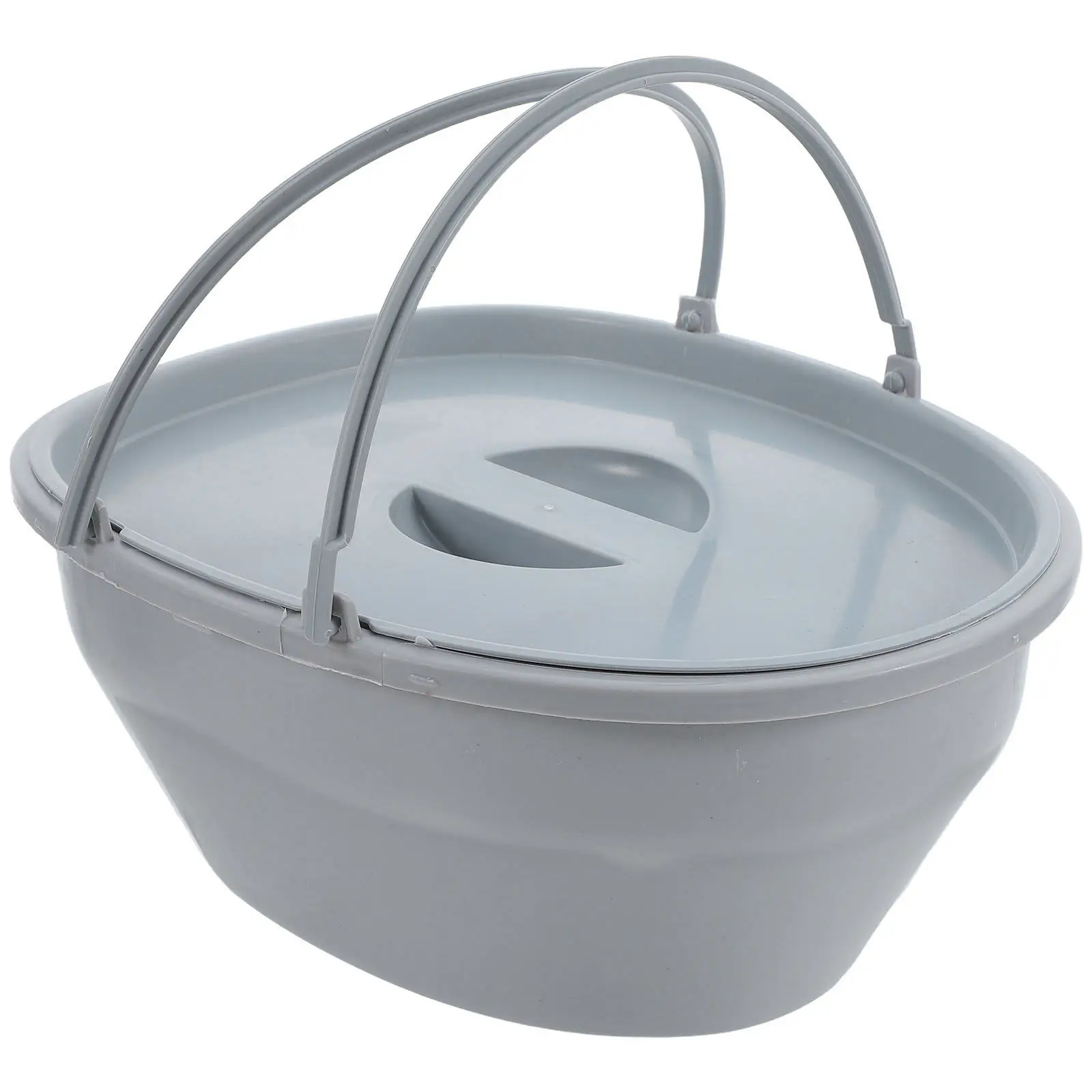 

Portable Toilet Seat for Elderly Adults Removable Inner Bucket Lightweight Compact Design for Bedroom Living Room Home Hospital