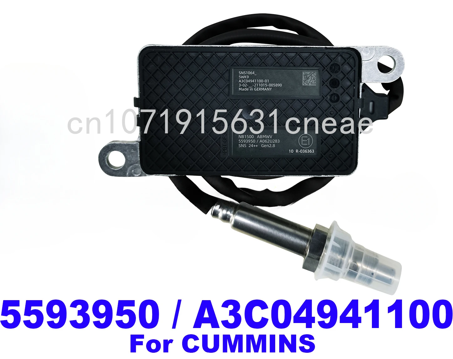 

5593950 A3C04941100-01 Original New Nitrogen Oxygen NOx Sensor For Cummins Engine Truck 24V