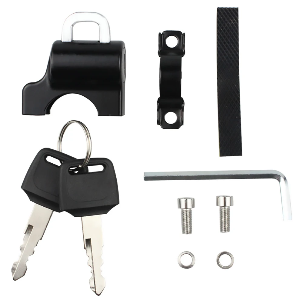 PCX125 150 160 Helmet Lock Mount Hook with 2 Keys Anti-theft Security Lock For Honda PCX125 PCX150 PCX160 Motorcycle Accessory