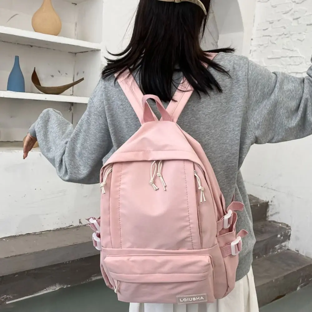 Mochila casual multicamadas, grande capacidade, leve, mochilas de viagem, bolsas escolares, estudantes