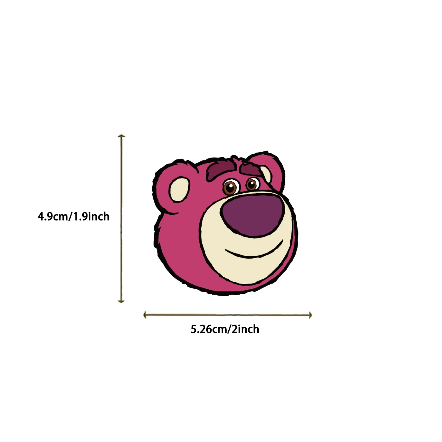 

55PCS Cute Disney Lotso Stickers Waterproof DIY Graffiti Phone Laptop Luggage Guitar Notebook Cartoon Stickers Kids Toys Gifts