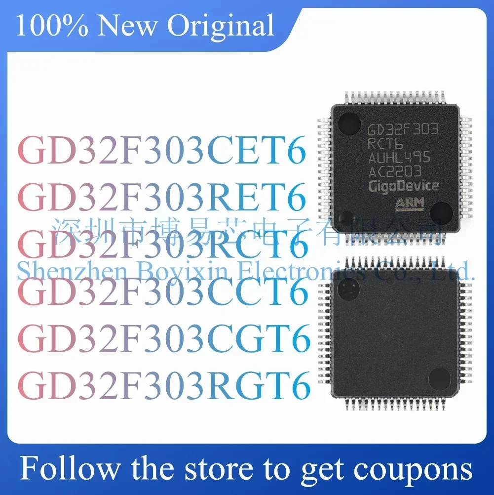 

GD32F303CET6 GD32F303RET6 GD32F303RCT6 GD32F303CCT6 GD32F303CGT6 GD32F303RGT6 Original Product