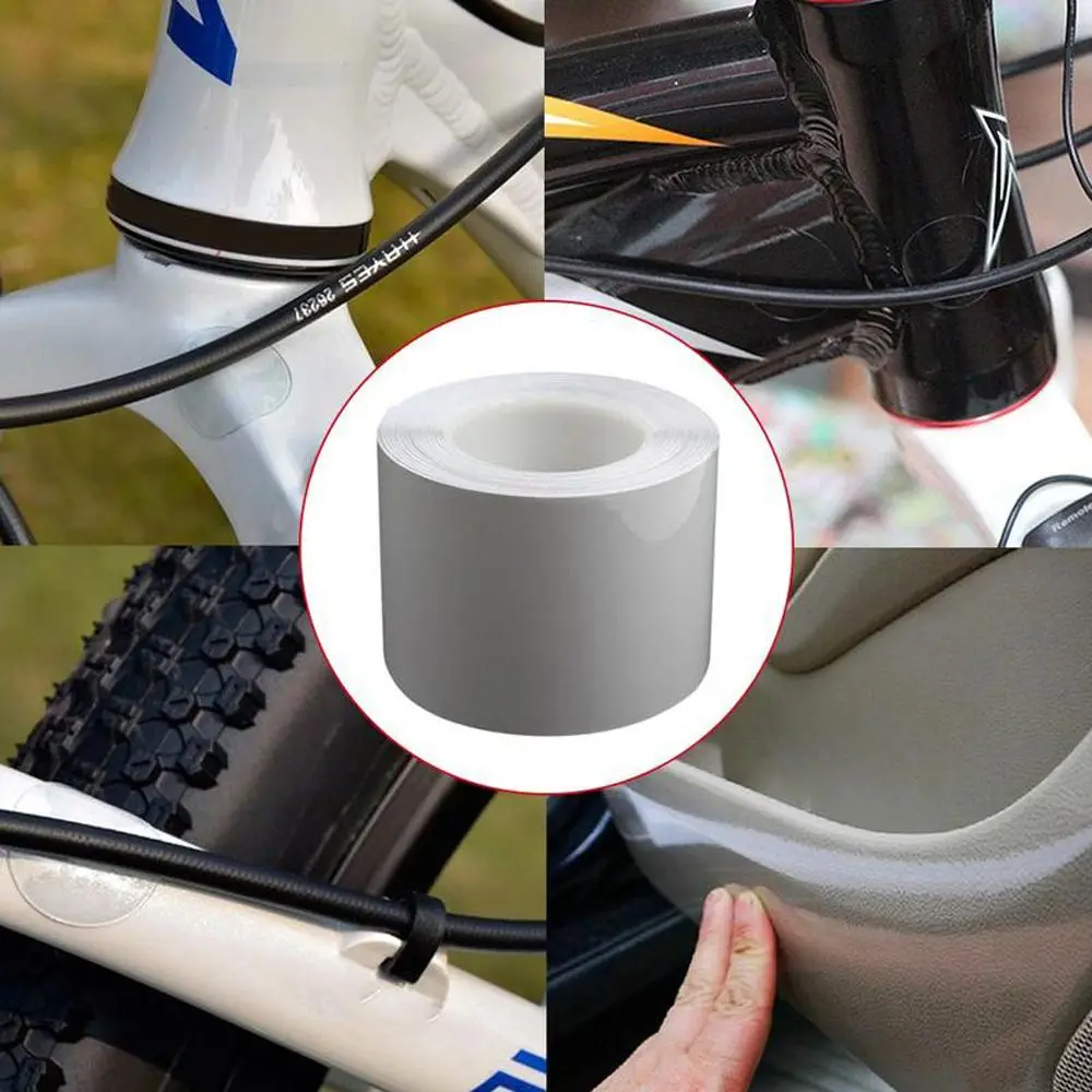 Bike Clear Wear Transparent Tape Surface Bicycle Frame Protection Stickers Tape Protector