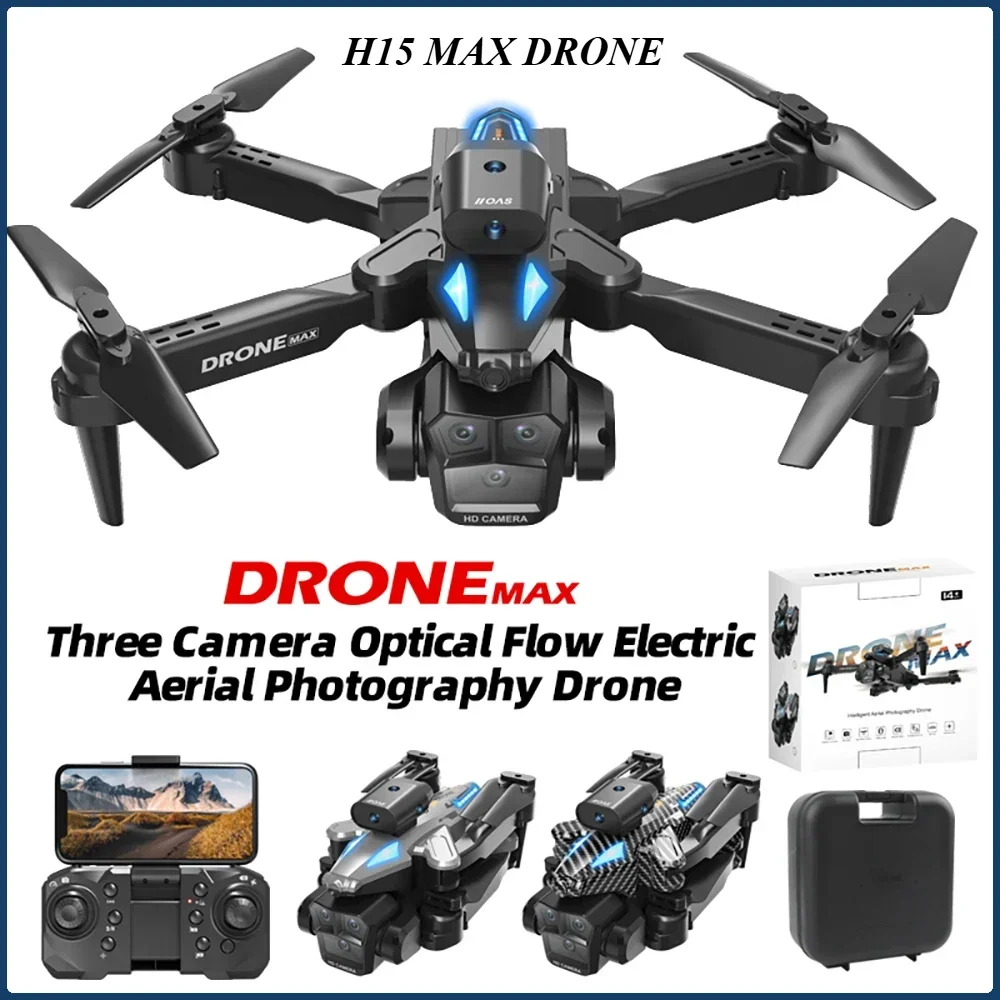 

New H15 drone brushless adjustable optical flow aerial photography automatic return obstacle avoidance four-axis aircraft toy