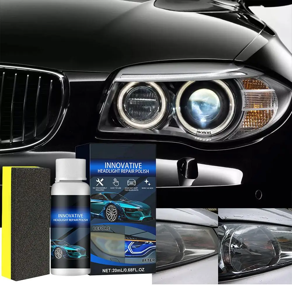 Automotive Headlight Repair Fluid, Headlight Crystal Plating Tool, Headlight Assembly Repair Coating Refurbishment Repair Agent
