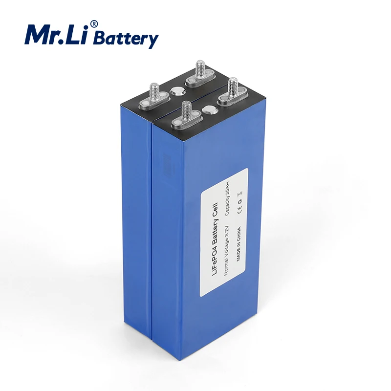 Mr.Li 3.2V 25Ah LiFePO4 akumulator 25000mAh fosforan litowo-żelazowy głębokie cykle dla majsterkowiczów 12V 24V 36V 48V energia słoneczna UPS power