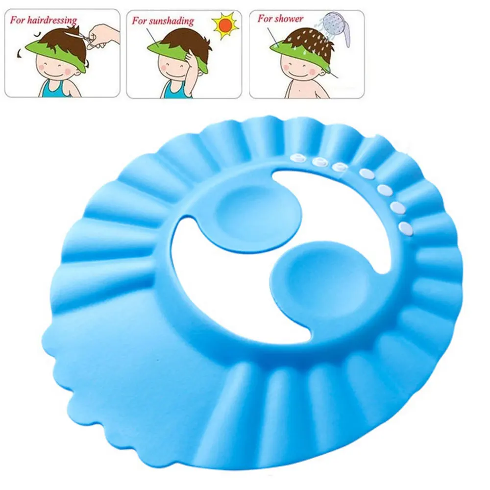 

Baby Adjustable Shampoo Cap, Thicken Shampoo Cap, Baby Shower Cap, Ear Protection Shampoo Cap