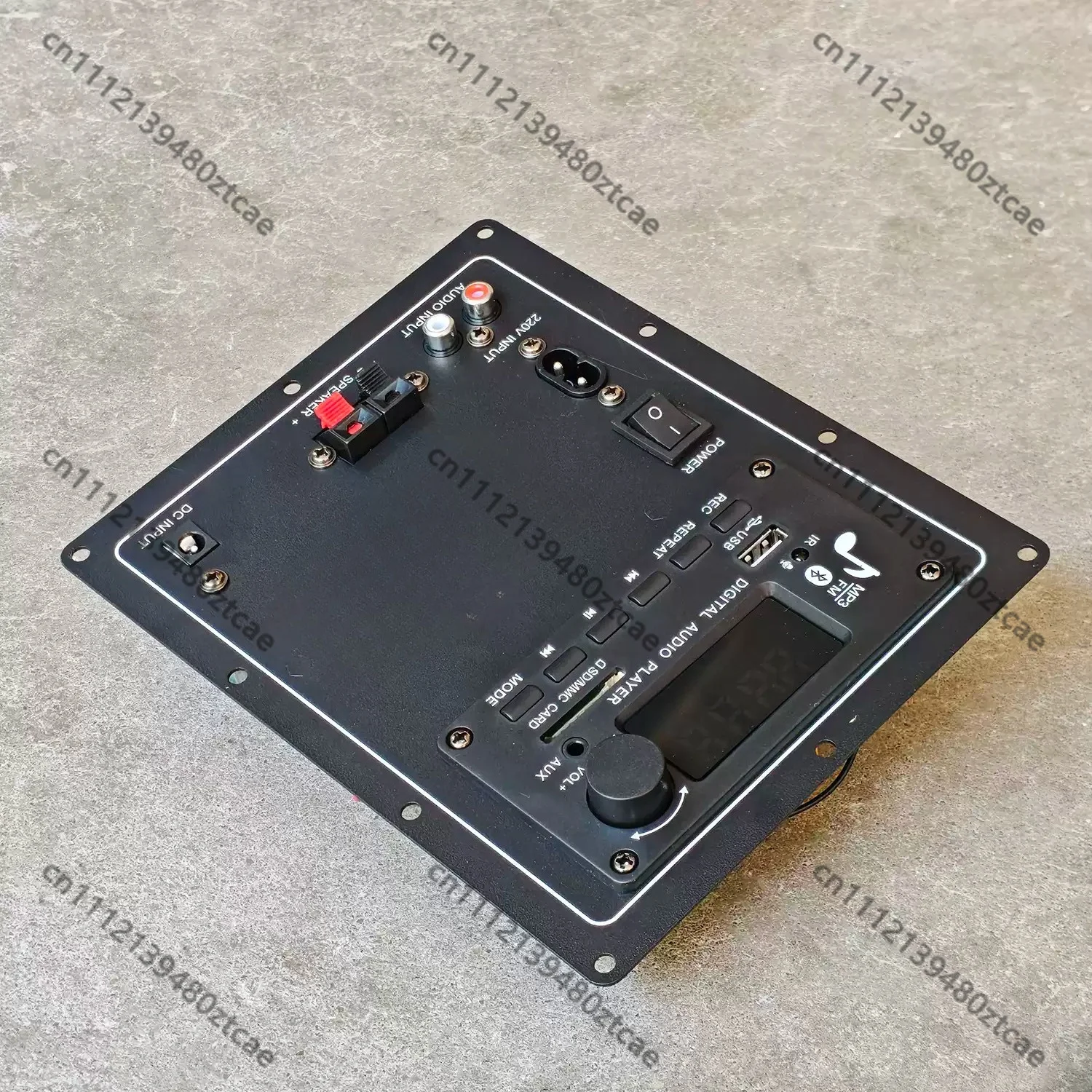 Subwoofer Amplifier Board 12V 24V 220V Audio Speaker Mainboard With Recording Function For 6 8 10 Inch Bass Speaker