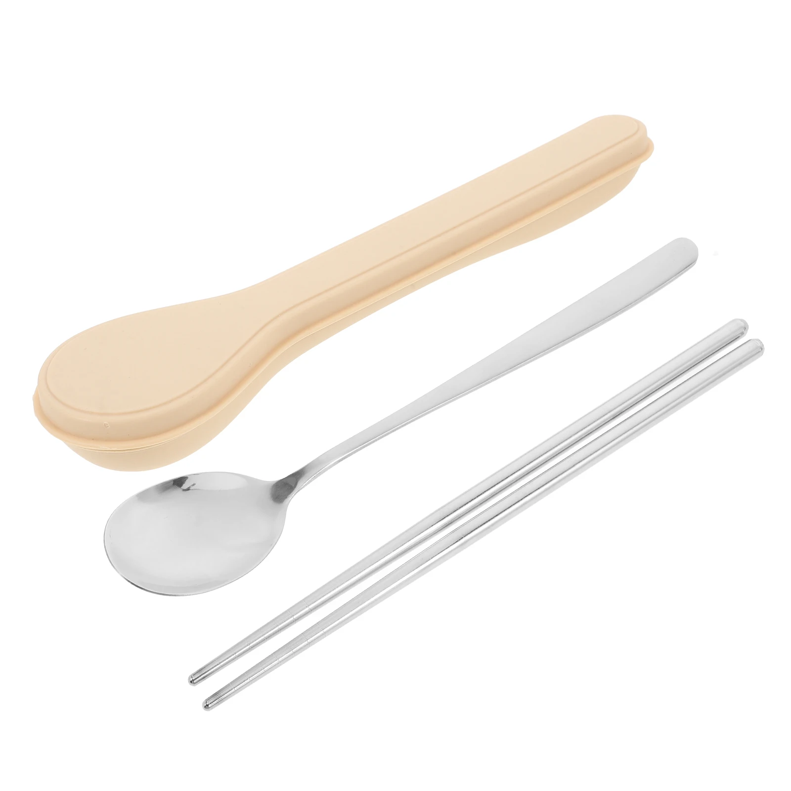 

Portable Cutlery Set Stainless Steel Travel Utensils For Lunch Box Camping Picnic Outdoor Reusable Spoon Chopstick With