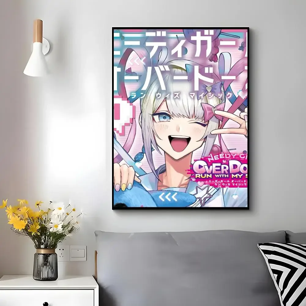 Simulation game Needy Streamer Overload Poster Wall Ornament Home Decor Young Decor Fans