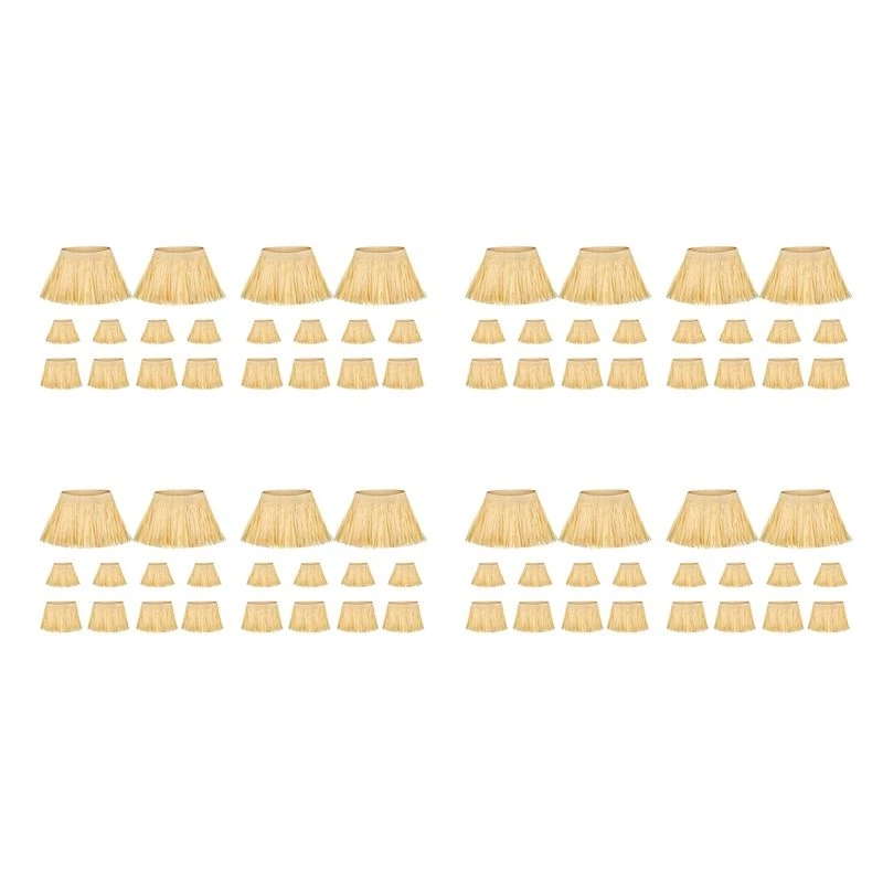 ABFK 80 Pieces Scarecrow Straw Kit Paper Scarecrow Costume Accessories Neck And Ankle Ties For Party Accessory
