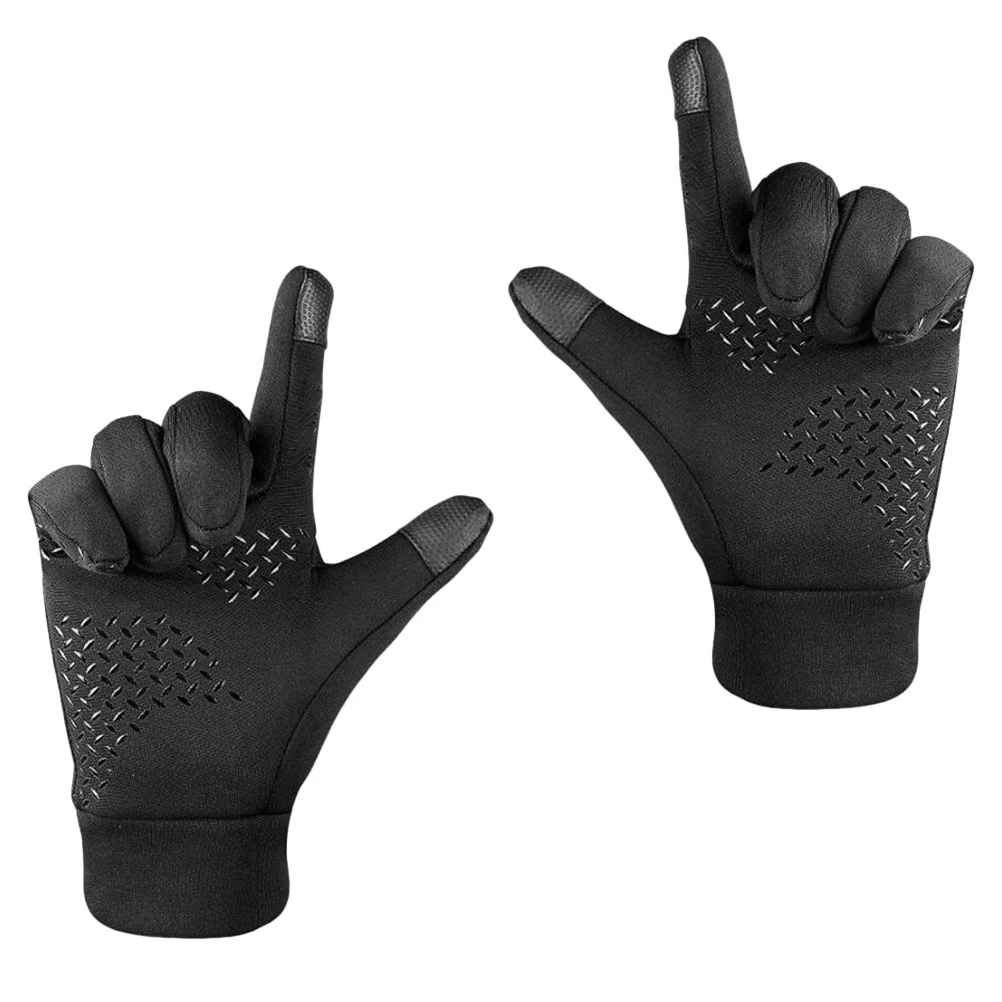

1Pair Full-Finger Warm Keeping Gloves Breathable Comfortable Driving Riding Gloves for Cold Weather Outdoor Activities