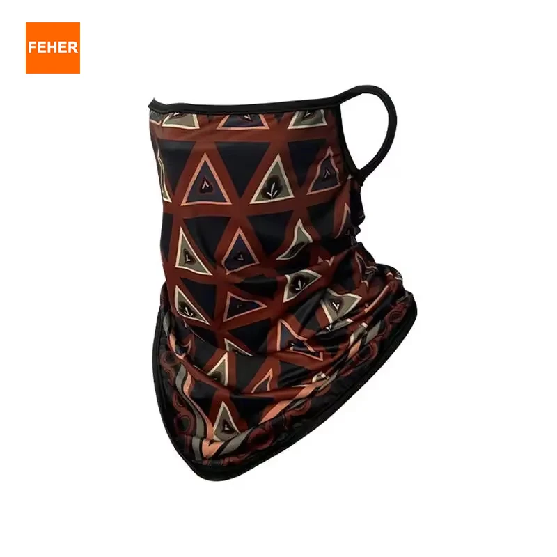 

Маска для лица FEHER, дышащая пылезащитная и ветрозащитная маска-балаклава, подходит для езды на велосипеде, спорта, туризма, приключений