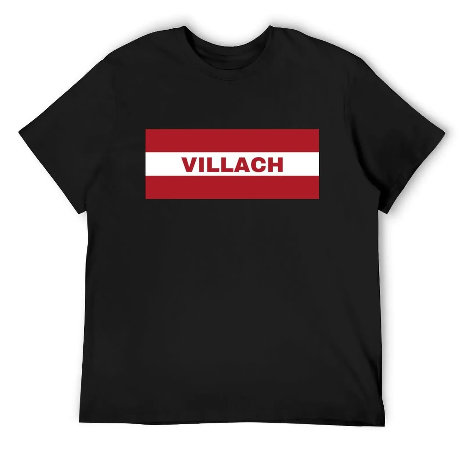 Villach City in Austrian Flag T-Shirt oversized graphic tee vintage graphic tee t shirt men 100℅ cotton