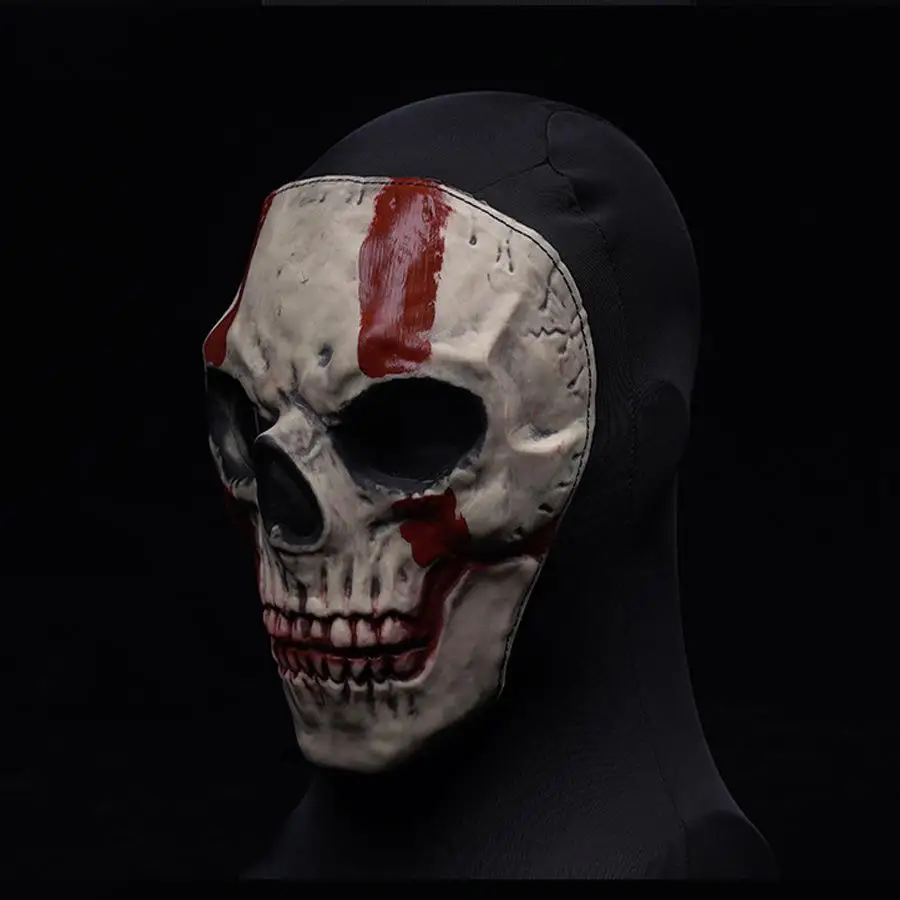 قناع تكتيكي COS هيكل عظمي قناع شبح سماعة مهرجان فستان الدعامة #3