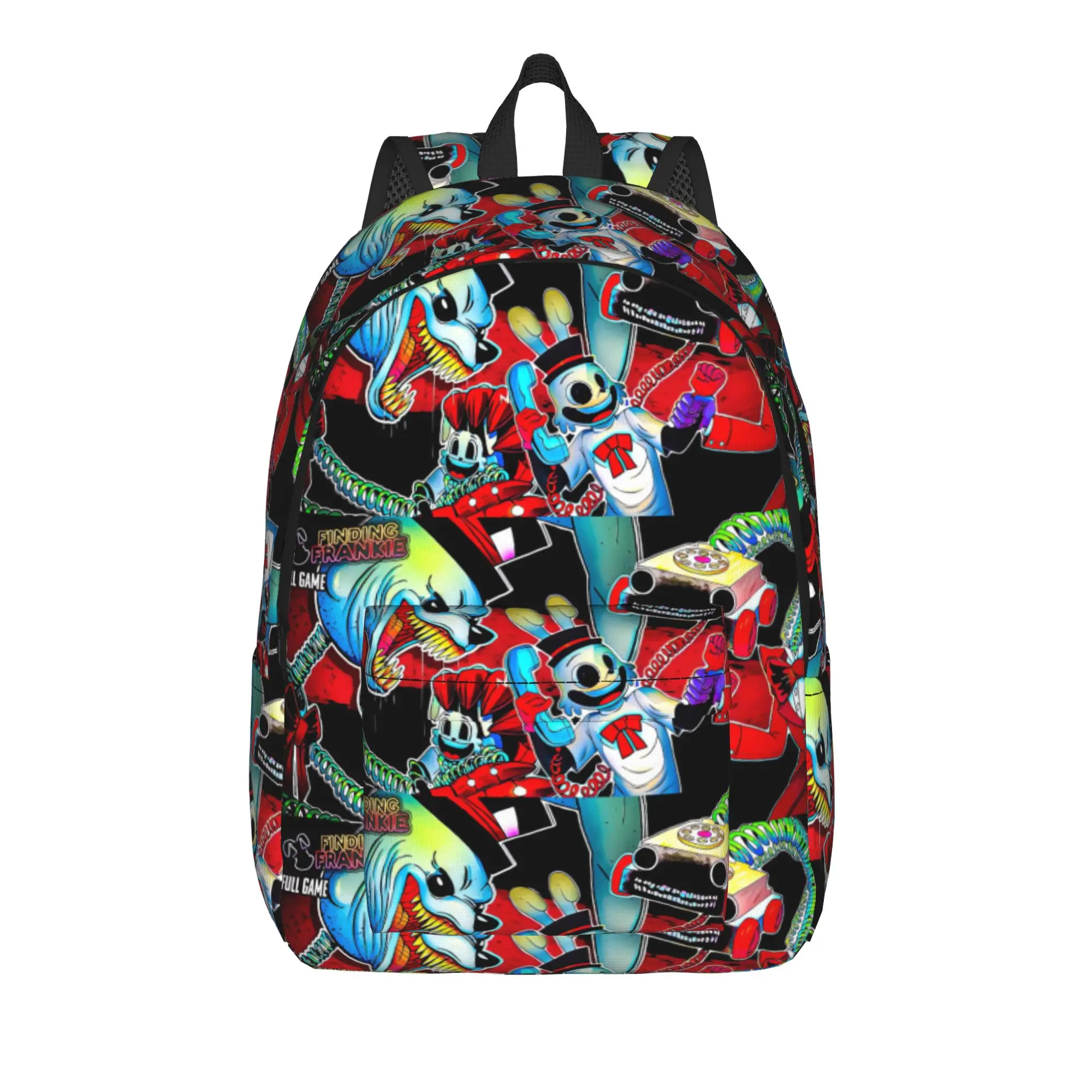 Finding Frankie Backpack  Travel Backpacks Boy Girl Kawaii School Bags Custom Lightweight Rucksack