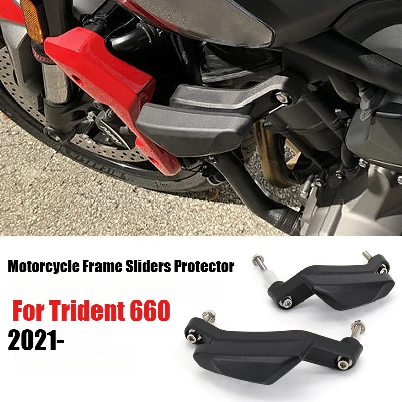 

For TRIUMPH Trident 660 Trident660 2021 2022 Motorcycle Frame Sliders Fairing Guard Crash Protector Bobbins Falling Protection