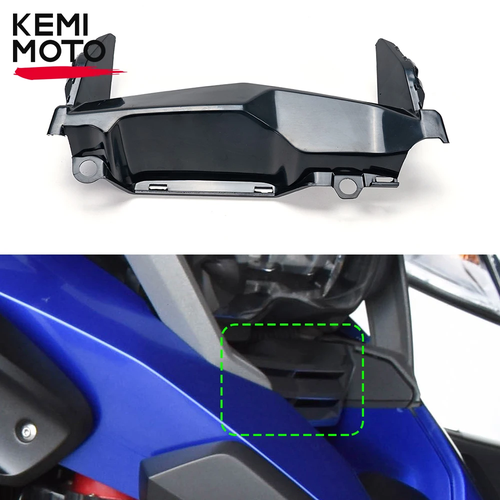 For BMW R1200GS Front Running Lamp Cover Unpainted ABS Black R1200 R 1200 GS Adventure K51 2012-2018 2017 Motorcycle Accessories