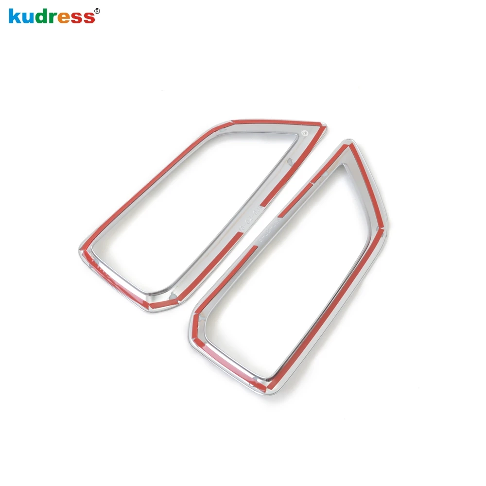 For Hyundai Kona Encino Kauai SUV 2017 2018 2019 2020 Chrome Car Front Fog Light Lamp Cover Trim Foglight Bezel Trim Accessories