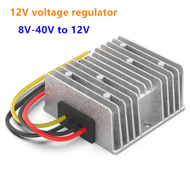 DC 8V-40V to DC 12V 20A 240W Stabilizer Converter Transformer Regulator Step Up Down Voltage Module LED Solar Car Power Supply