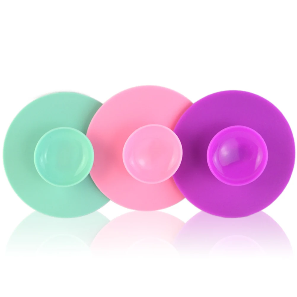 

Silicone Cleaning Pad Round Tool Gentle Scrub Brushes Accessories Corrosion Resistant Portable Practical Easy Clean Makeup Brush