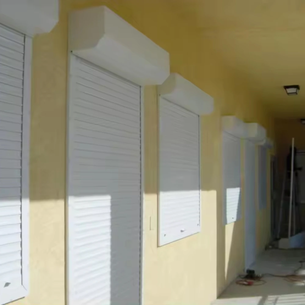 Hot Sale Residential Hurricane Rolling Shutter Aluminium alloy Windows and Doors for Villa