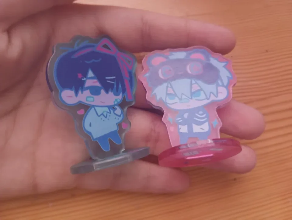 أنيمي الغريبة المرحلة حتى إيفان لطيف الاكريليك الكرتون حامل نموذج لجسم لوحة تأثيري سطح المكتب الصغير ديكور هدية