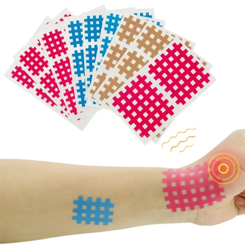 1 Piece 2/6/9 Stickers Cross Kinesiology Tape Pain Relief Stickers Sports Acupoint Muscle Physiotherapy Mussle Tape