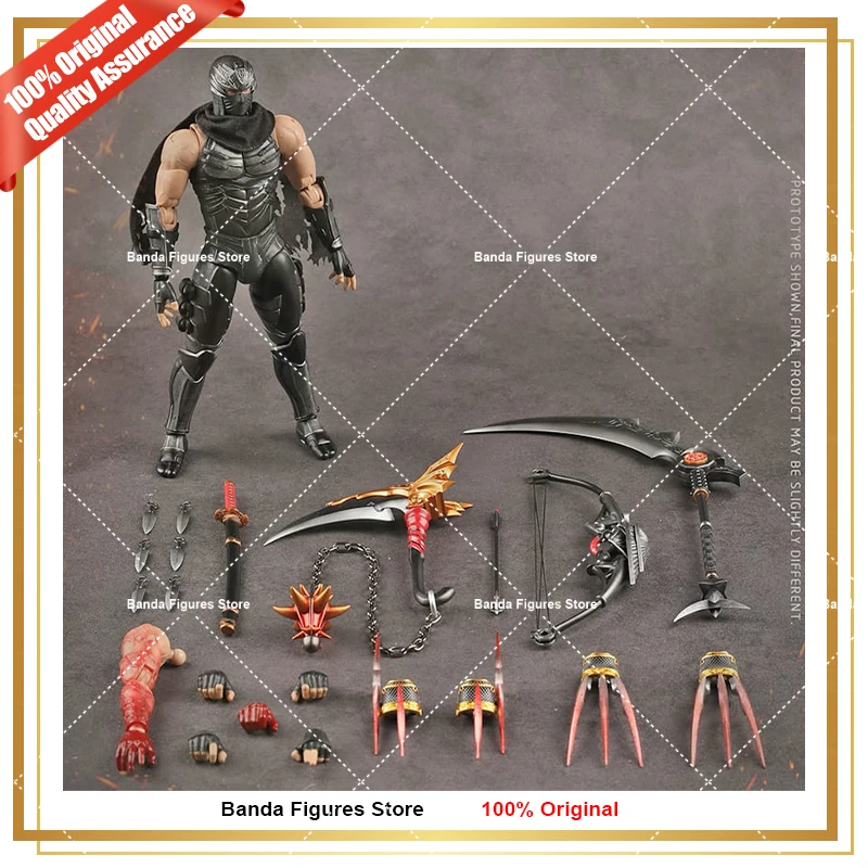 Brotoys originales LR010 1/12 Ninja Gaiden Ryu Hayabusa Ninja Assassin Falcon Hayabusa en Stock Anime colección de acción figura de juguete