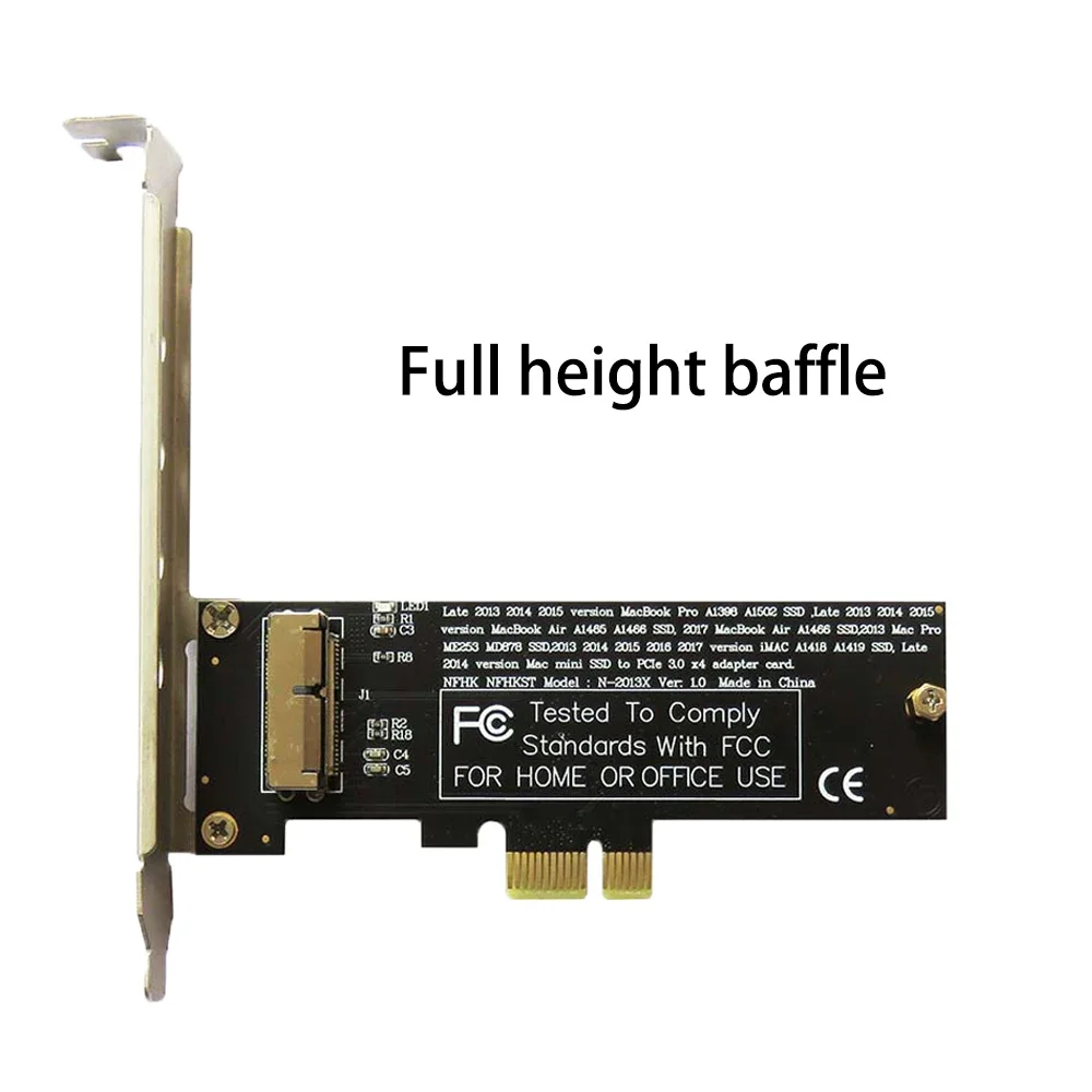 PCIe X1 Adapter Card for 2013~2015 MACBOOK Pro retina A1502 A1398 A1465 A1466 A1481 A1419 SSD