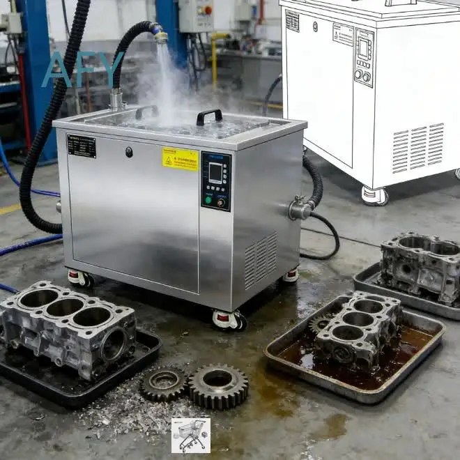 Ultrasonic Cleaner for Carbon Cleaning Machine Mechanical Cleaning Equipment Factory Direct Small Ultrasonic Cleaning Device