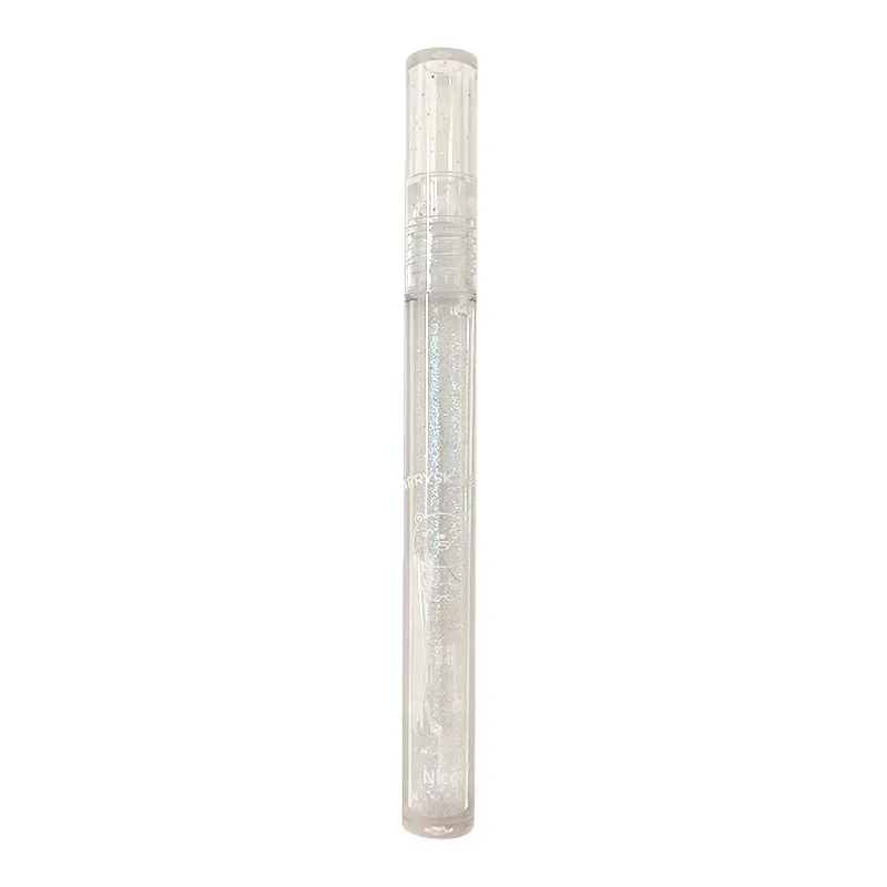 Blue Fine Diamond Clear Lip Gloss Pearly Seductive Lip Glaze Shiny Lips Long Lasting Waterproof Jelly Toot Lip Oil Balm Makeup