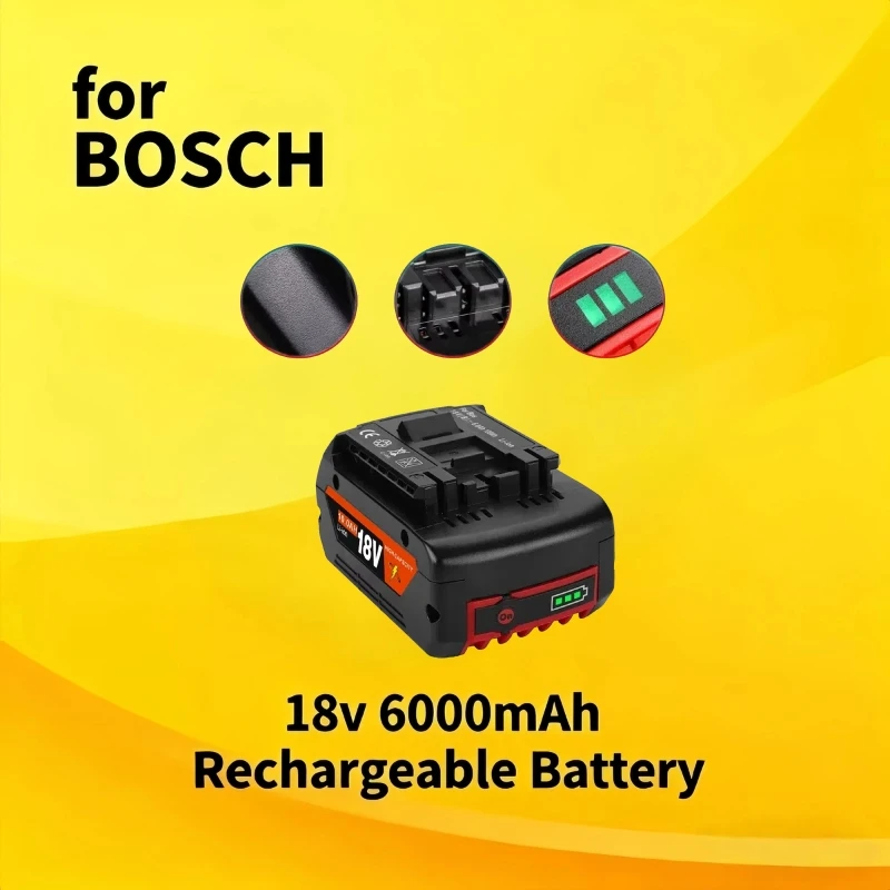 

Original 18V 6.0Ah Replacement Lithium Ion Battery For Milwaukee M18 Power Tool Batteries 48-11-1815 48-11-1850 ⚡ ✅ Z50