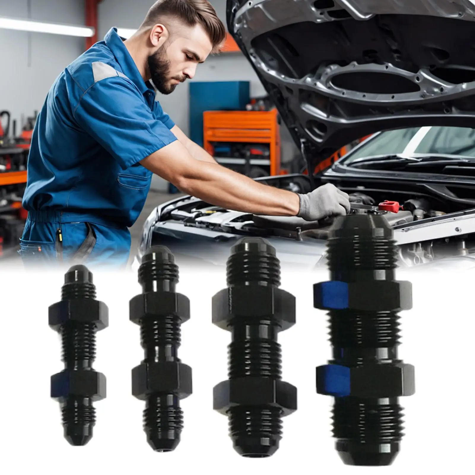 

AN фитинги алюминиевые AN3 AN4 AN6 AN8 переборка автомобильные запасные части для ремонта, магазина, домашних пользователей, гаража