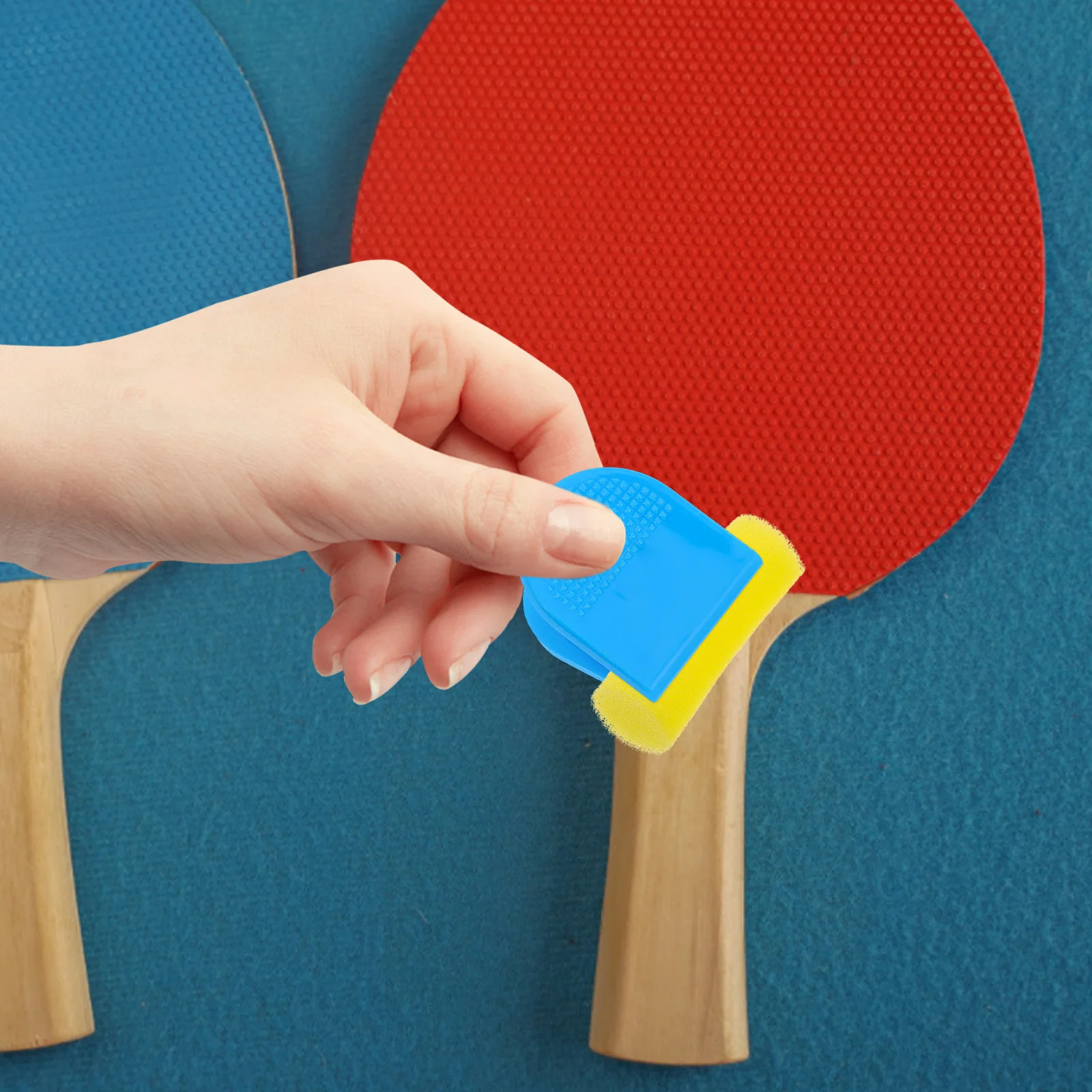 

1 Bag Professional Table Tennis Paddle Cleaner Sponge Racket Eraser Tool Durable Portable Cleaning Supplies For All Types Bat