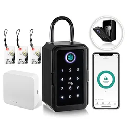 Tuya/Ttlock App Steuerung Finger abdruck Lock Box für überall Zugriff Bluetooth Connect Wifi Smart Locks