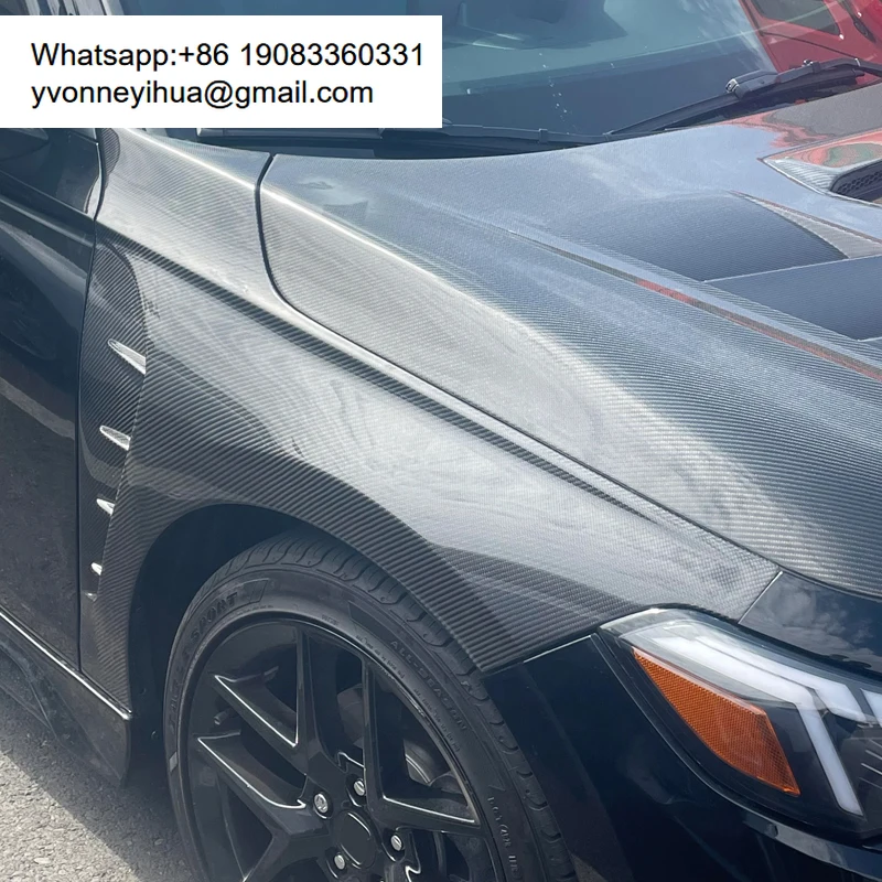 

High Quality For Honda For Civic 11th Gen Front Vented Fenders Carbon Fiber Auto Parts