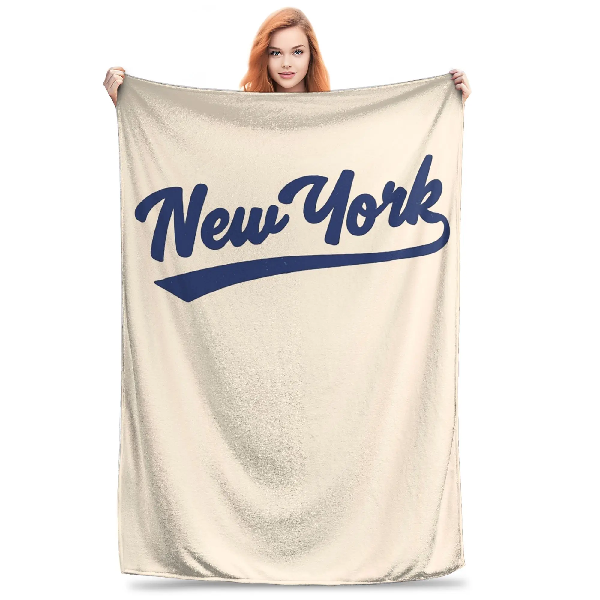 

New York Blanket Super Soft Flannel Sofa Throw Blanket for Home Bedroom Office Throws Bedspread Quilt