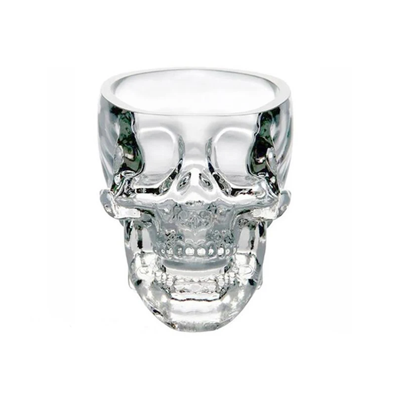 Gobelet tête de mort créatif, verre à whisky, fête amusante, vin, bière, tasse à boire, bar, verres transparents pour certifiée, mode, 50 ml, 80 ml, 150 ml, 3000ml