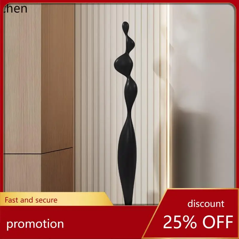 

HT FRP ornament, modern simple abstract sculpture, porch hotel model room, living room niche, light luxury artwork