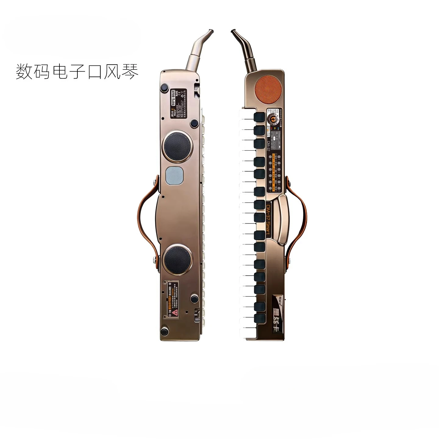 The new digital electric harmonica DM37smart is on the market, with 3 speakers and 85 tones