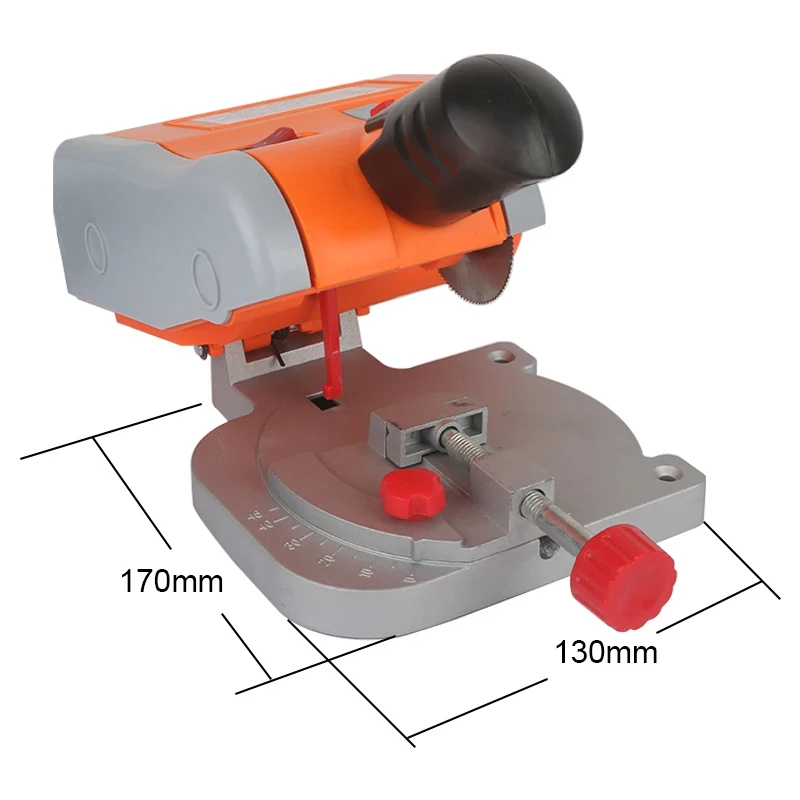 Mini Cutter 220V Benchtop Cutter 0-45 Miter Saw Hacksaw Blade 3/8 Inch For Cutting Metal Wood Plastic